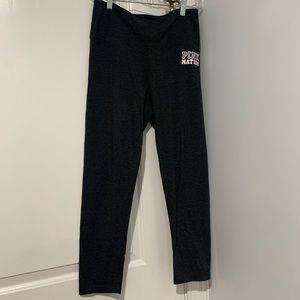 Pink nation dark gray leggings